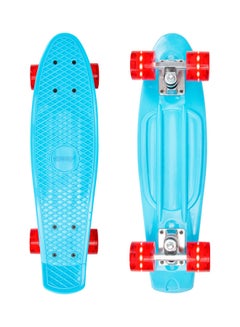 Buy LED Light Up Skateboard for Kids Ages 6-12, Teens and Adults with Strong Aluminum Trucks and Lighted PU Wheels; Mini Cruiser Kid Skateboard for Girls and Boys Beginner 22inch in UAE