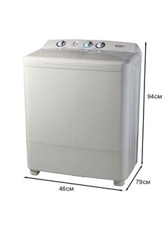Buy Top Load Semi Automatic Washing Machine AFW76100 White in UAE