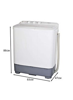 Buy Top Load Semi Automatic Washing Machine 360.0 W SGW80 White in UAE