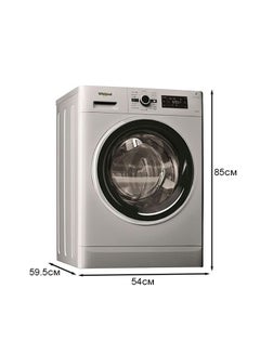Buy Front Load Washer Dryer 1850 W FWDG96148SBSGCC Silver/Black in UAE