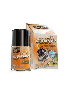 اشتري Meguiar's G16502, 57g, Whole Car Air Re-Fresher Odor Eliminator Mist - Citrus Grove Scent ,2 oz. في الامارات
