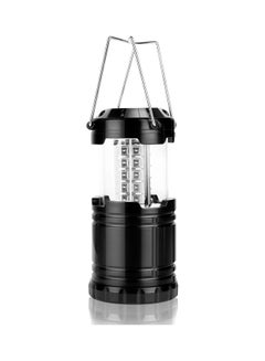 اشتري Portable LED Camping Lantern Flashlights Survival Kit for Emergency Black/Silver 12.5cm في الامارات