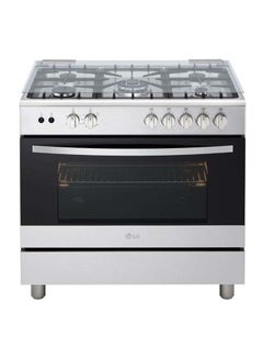 Buy 5 Gas Burners Cooker FA415RMA Silver in UAE