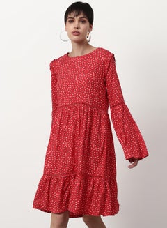 Buy Loose Fit Casual Dress Multicolour in UAE