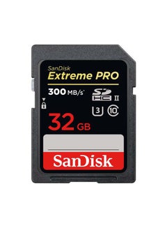 Buy Extreme PRO Upto 300MB/s UHS-II Class 10 U3 SDHC Memory Card 32.0 GB in UAE