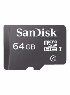 اشتري بطاقة ذاكرة Micro SDHC الفئة 4 أسود 64 غيغابايت في الامارات