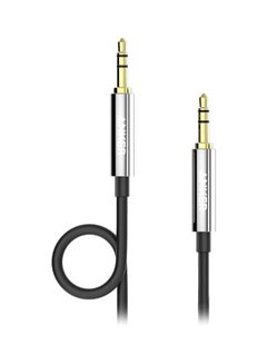 Buy Male To Male Auxiliary Audio Cable Black/Grey/Gold in UAE