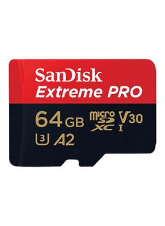 Buy Extreme PRO UHS-I U3 MicroSDXC Memory Card 64 GB in UAE