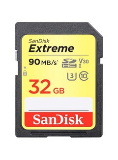 Buy Extreme SDHC Memory Card up to 90MB/s, UHS-I, Class 10, U3, V30 32.0 GB in UAE