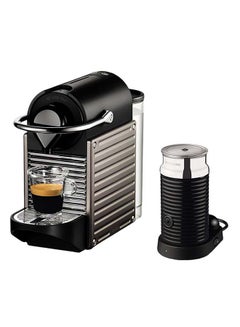 Buy Pixie Bundle Coffee Machine 0.0 W C51BU-TI / C61-BU-TI Black/Silver in Saudi Arabia