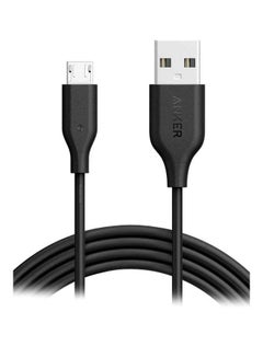 Buy Powerline Plus Micro USB Cable 1.8m Black in Saudi Arabia