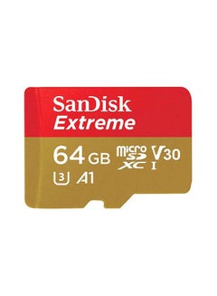 Buy Extreme Micro SD UHS-I U3 A2 Memory Card 64.0 GB in UAE