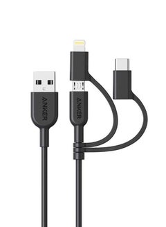 Buy PowerLine II 3-In-1 Cable Black in UAE