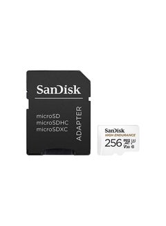 Buy High Endurance microSDXC + SD Adapter - for dash cams & home monitoring, up to 20,000 Hours, Full HD / 4K videos, up to 100/40 MB/s Read/Write speeds, C10, U3, V30 256.0 GB in UAE