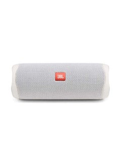 Buy Flip 5 Waterproof Portable Bluetooth Speaker White in UAE