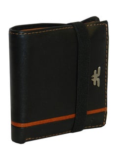 Buy Genuine Leather Logo Detail Long Wallet Black in UAE