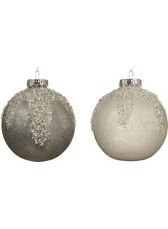 اشتري 1-Piece Christmas Bubble Ice Top Ornament Assorted 10x10cm في الامارات