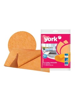 Buy 1-Piece Floor Cleaning Cloth Orange 32x19x2cm in UAE