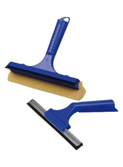 Buy 2-Piece Window Wiper Blue 22x26x10cm in UAE