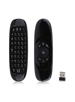 Buy Wireless Remote Control Keyboard For Android Smart TV/Set Top Box/PC Black in Saudi Arabia