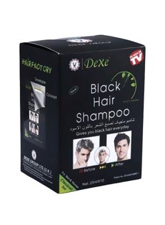 Buy 10-Piece Black Hair Shampoo 10x25ml in Saudi Arabia
