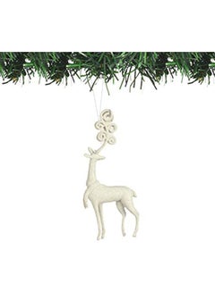 Buy Christmas Ornament Reindeer Shape - Set Of 2 - Christmas Decoration Multicolour in Egypt