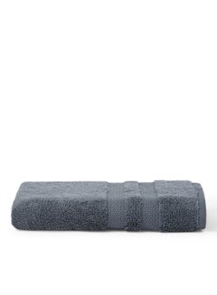 اشتري 100% Cotton Zero Twist 500 Gsm Extra Softner Hand Towel Grey 50x90cm في الامارات