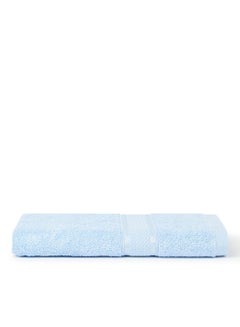 Buy Ultra Soft Viscose Border Hand Towel Blue 50X90cm in UAE