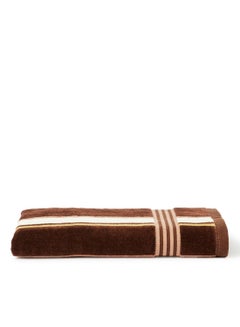 اشتري Dyed Pattern Extra Absorbency Hand Towel Brown 50X90cm في الامارات