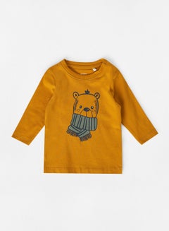 Buy Baby Polar Bear Print T-Shirt Incagold in UAE