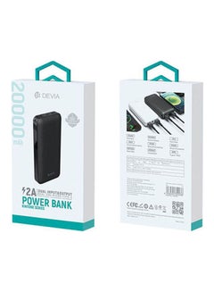 Buy 20000.0 mAh Kintone Series Power Bank 20000 mah Dual input - output BLack in Egypt