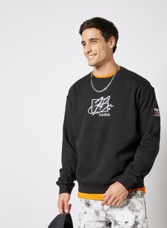 Buy Script Essential SSL Crew Sweatshirt Black in UAE