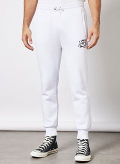 Buy Script Essential Sweatpants White in UAE