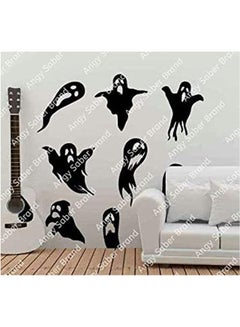 اشتري Halloween Wall Decals for Living Room, Home Decor, Waterproof Wall Stickers10 Multicolour في مصر