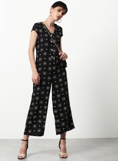 Buy Printed Regular Fit Jumpsuit Multicolour in Saudi Arabia