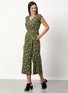 Buy Printed Regular Fit Jumpsuit Multicolour in UAE