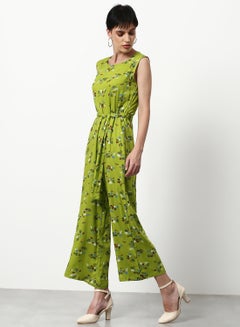 Buy Printed Regular Fit Jumpsuit Multicolour in UAE