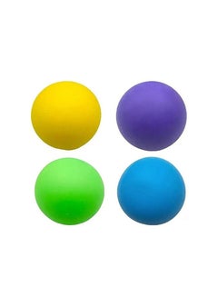 Buy 4-Piece Stress And Anxiety Reducer Multipurpose Squeeze Balls, Multicolour in Saudi Arabia