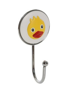 اشتري Duck Kids Wall Hook White/Silver 6x9x12cm في الامارات