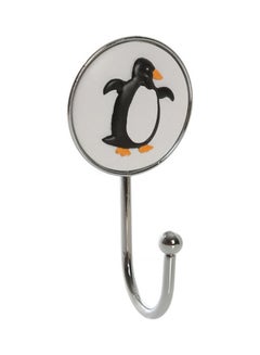 اشتري Penguin Kids Wall Hook White/Silver 6x6x12cm في الامارات