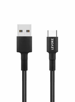 اشتري 1.8M PVC USB A to USB C Cable Black في السعودية