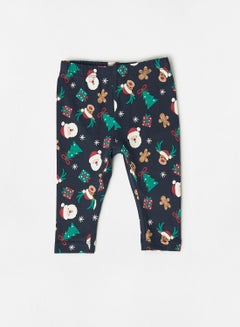 Buy Baby Boys Christmas Leggings Dark Sapphire in UAE