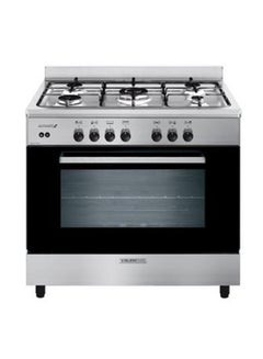 Buy 5-Burner Cooking Top With Oven AL967GI/FS Black/Silver in Saudi Arabia