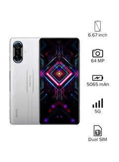 Buy Redmi K40 Gaming Dual Sim Silver 12GB RAM 256GB 5G in UAE