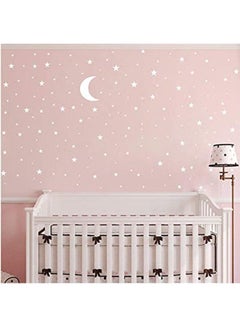 Buy Magic Star & Moon Wall Stickers White 31x25cm in Egypt
