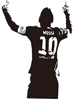 Buy Football Star Messi Wall Stickers Black in Egypt