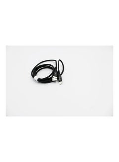 Buy iPhone Fabric Cable For Charging And Data Transfer Black in Saudi Arabia