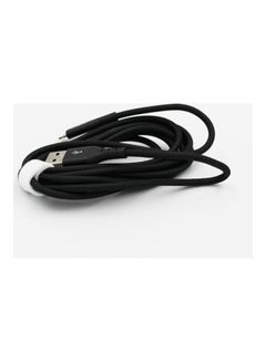 Buy iPhone Cloth Cable For Charging And Data Transfer Black in Saudi Arabia