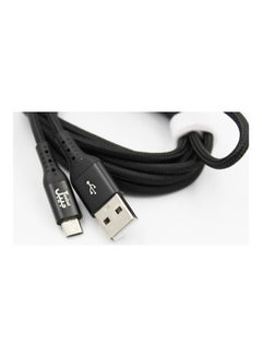 اشتري كابل مايكرو USB للشحن ونقل البيانات لون أسود. في السعودية