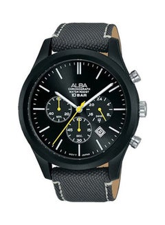 اشتري ساعة يد بعقارب وسوار من الجلد طراز AT3G21X للرجال في مصر